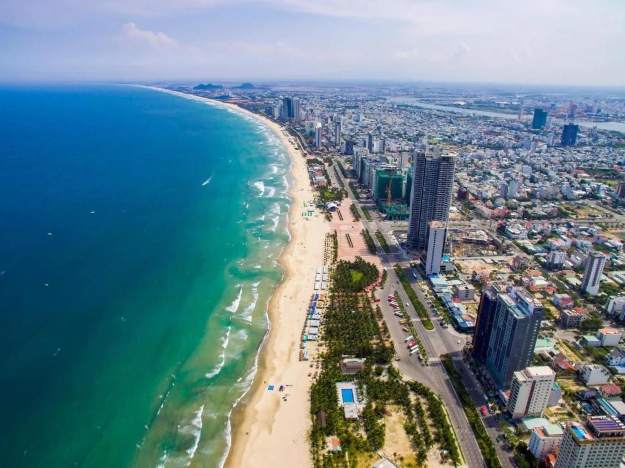 Hanoi Blue Beach Hotel Дананг Экстерьер фото